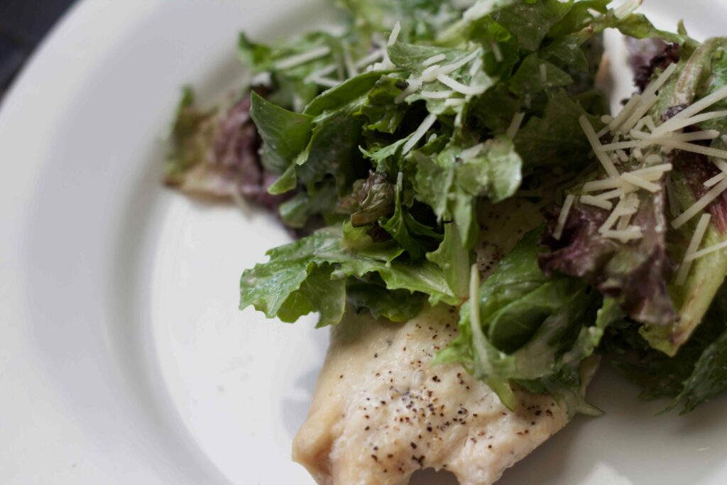 baked chicken with caesar slow
