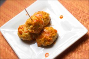 Bariatric Crockpot Recipe - Buffalo Chicken Meatballs