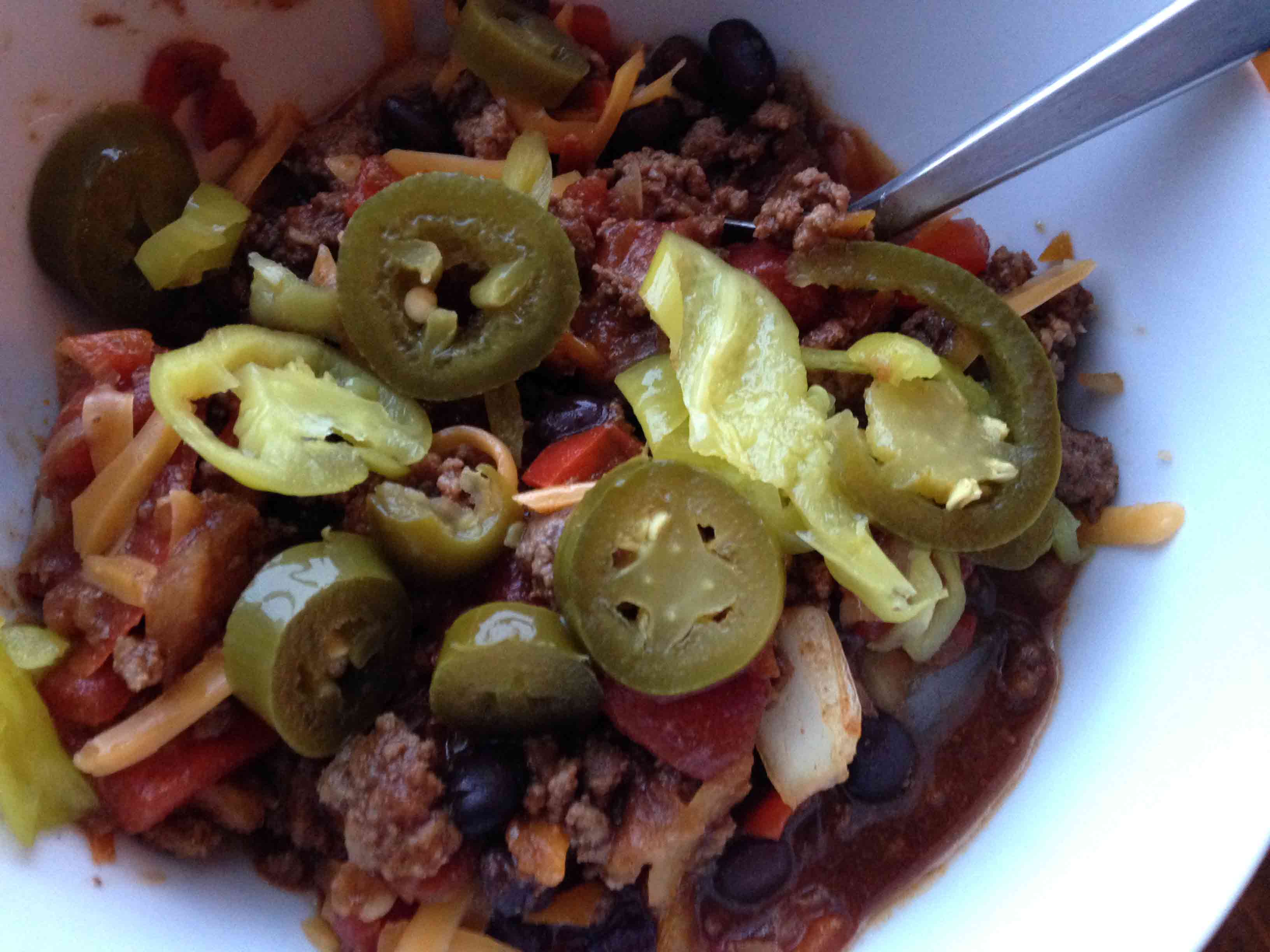 Cheeseburger Chili. Perfect for weight-loss surgery patients! More recipes at www.foodcoach.me