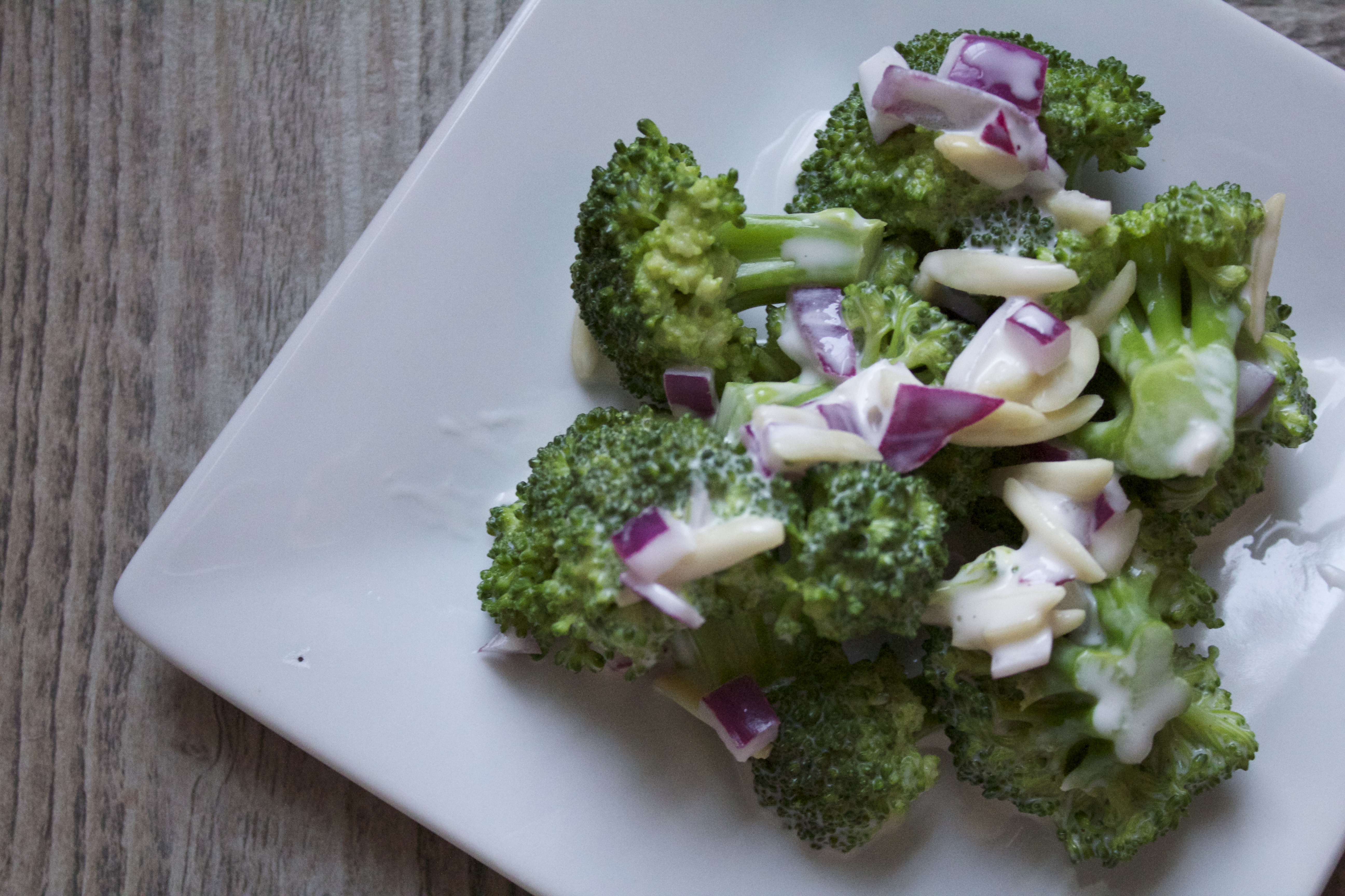 Healthy Madeover Broccoli Slaw! Great after Bariatric surgery