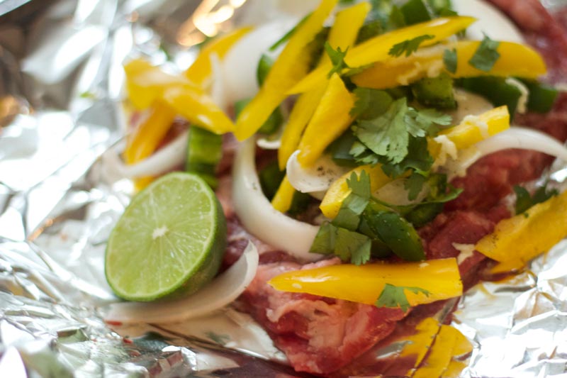 Jalapeño Cilantro Steak Packet - low carb and Bariatric friendly recipes