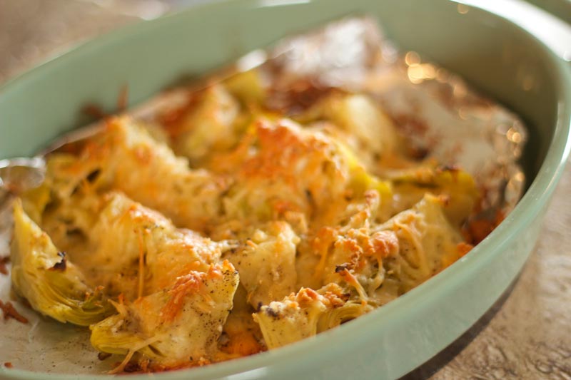 Roasted Parmesan Artichokes - Bariatric Friendly Appetizer!
