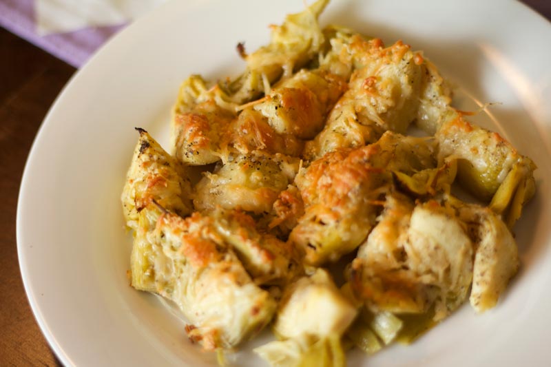 Roasted Parmesan Artichokes - Bariatric Friendly Appetizer!