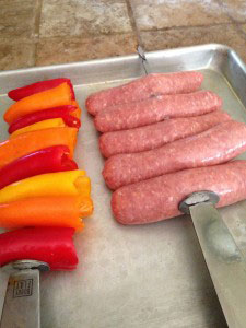 RawSausageandPeppers