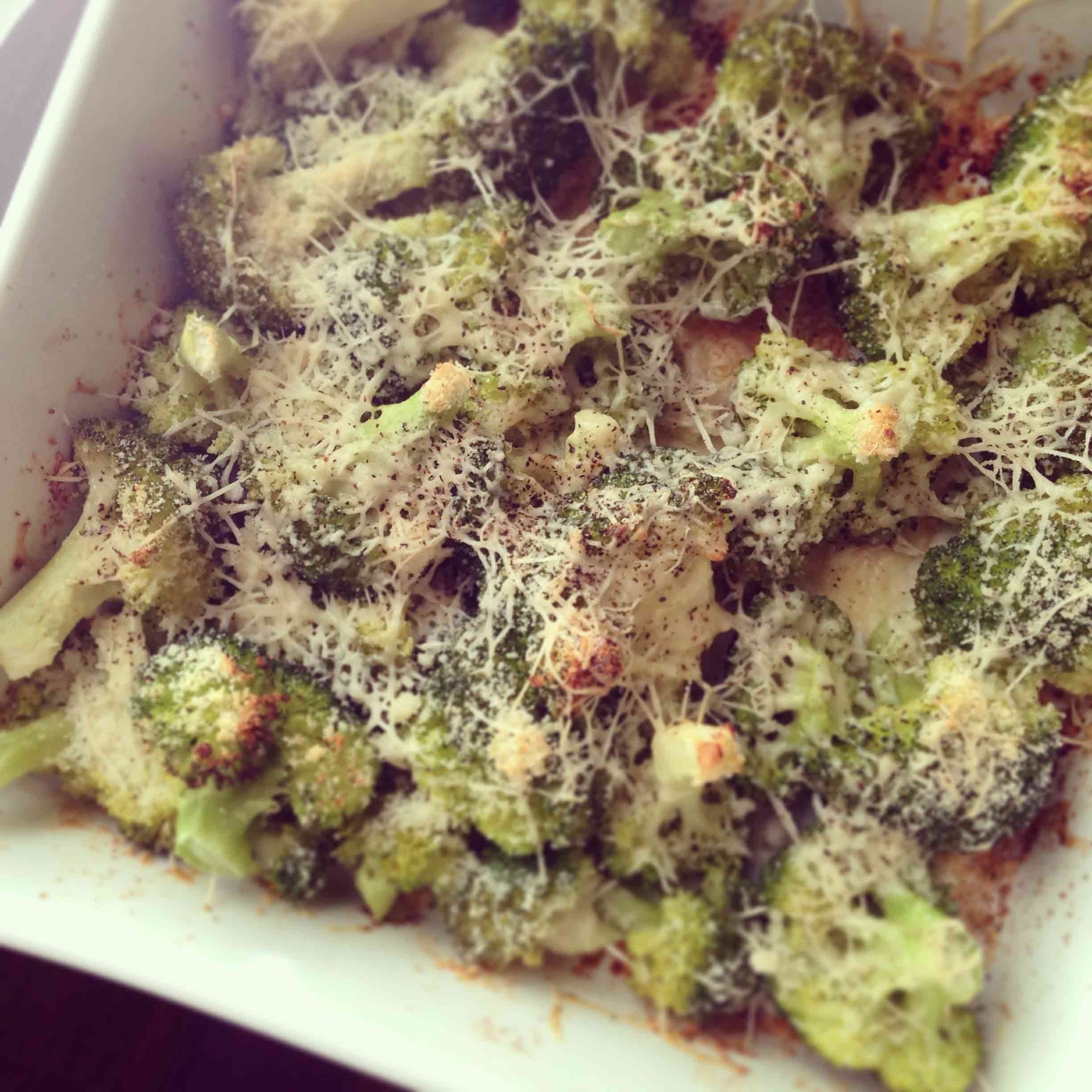 Roasted Parmesan Broccoli