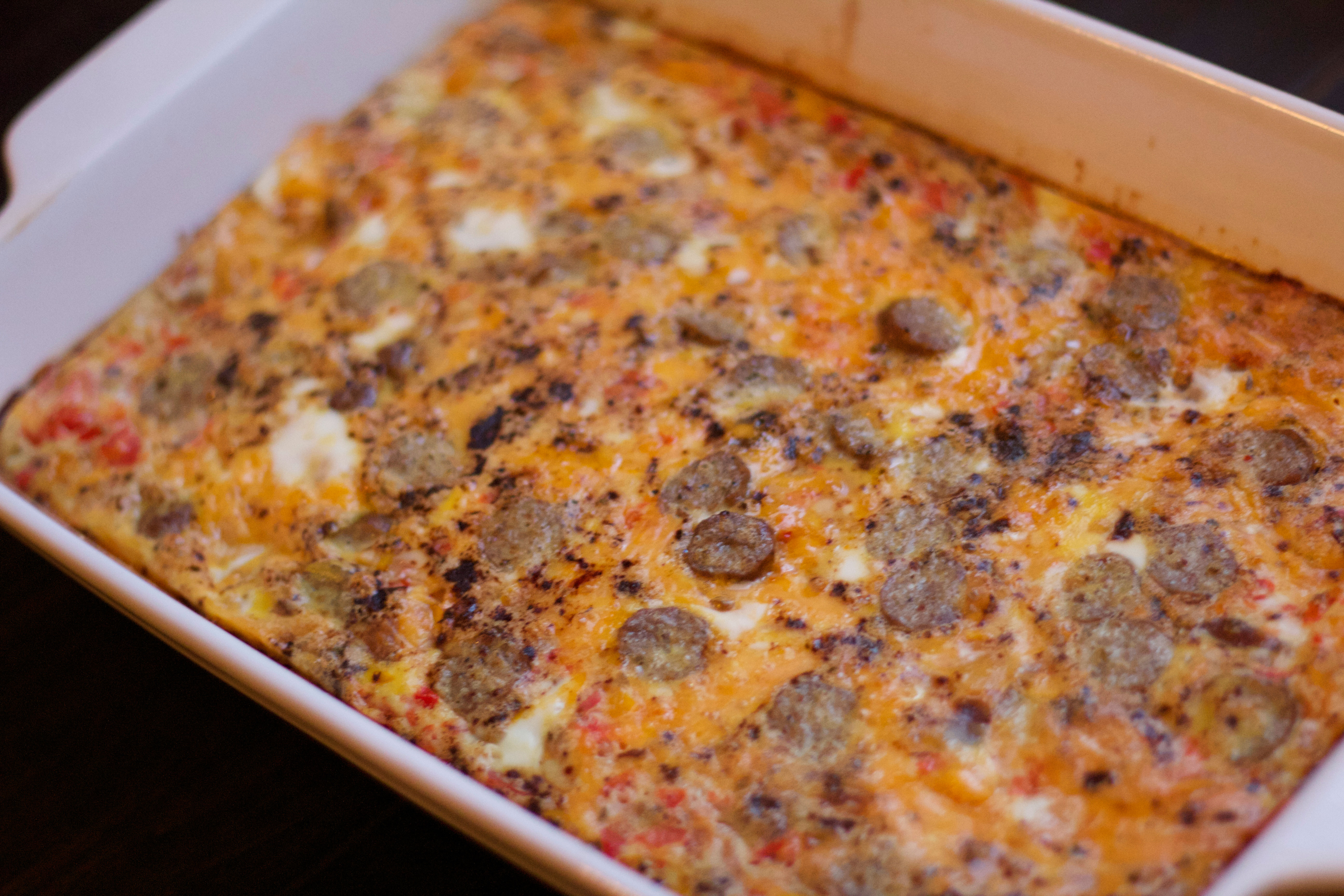 Southwest Egg Casserole. Fast and easy low carb recipes for weight loss surgery patients at www.foodcoach.me