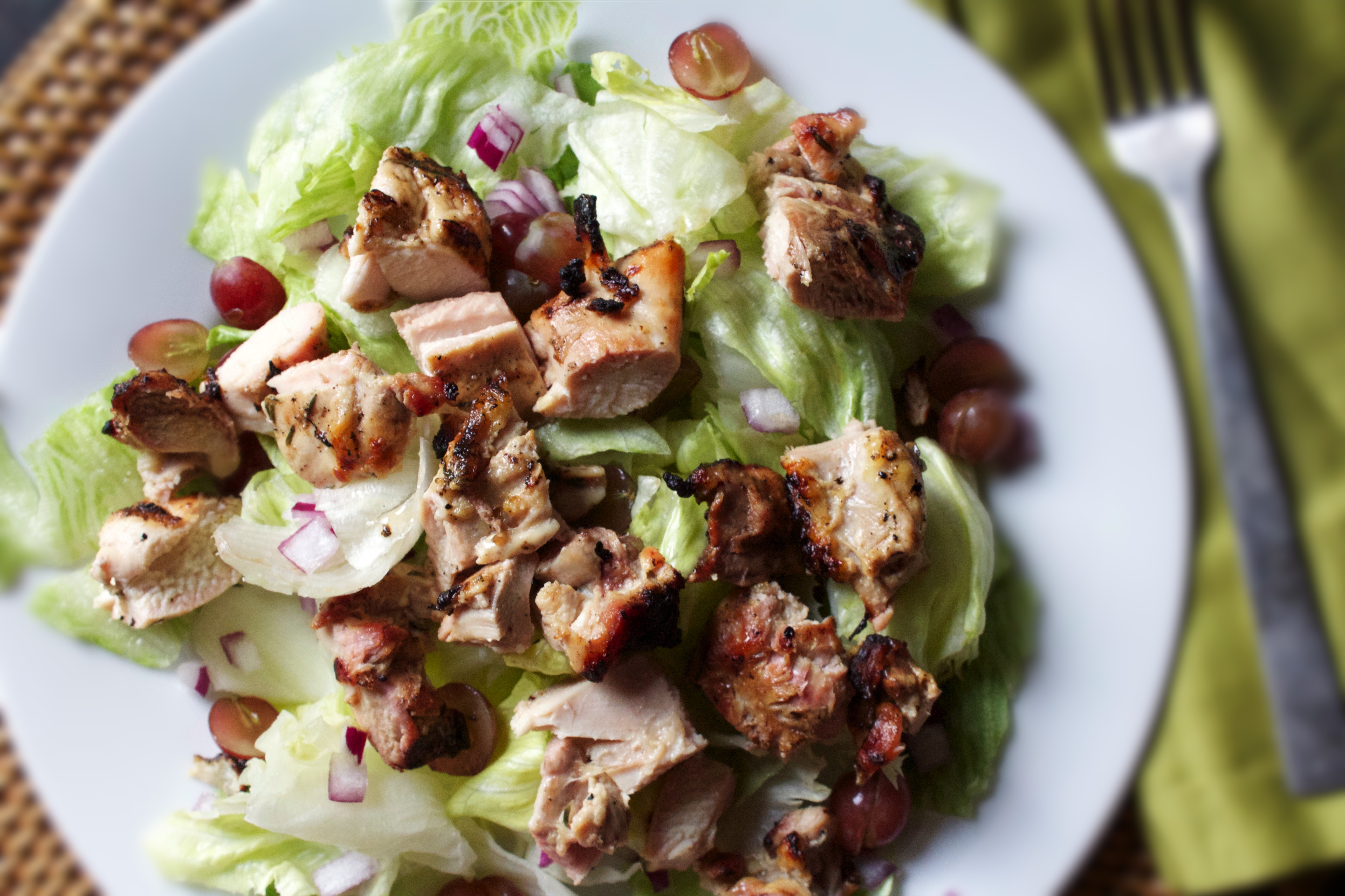 Buttermilk Chicken with Chopped Salad