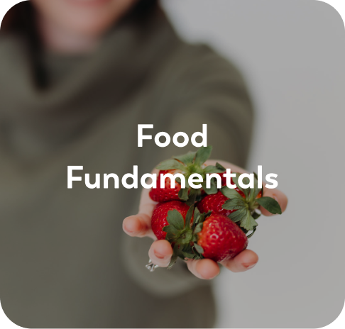 Image that reads Food Fundamentals.