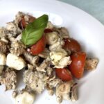 caprese grilled chicken salad