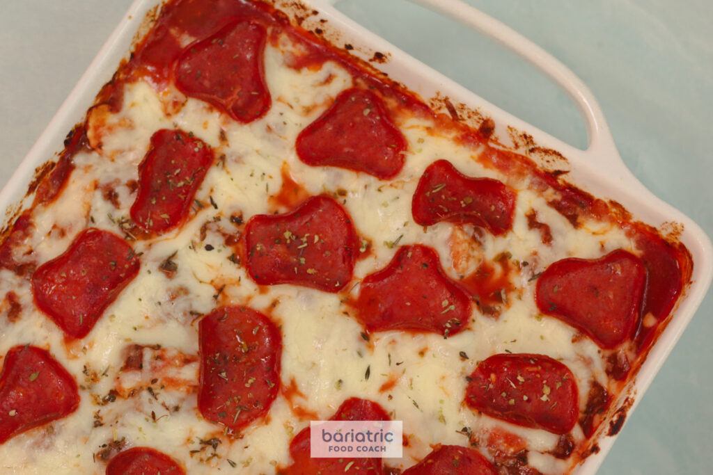 protein pizza bake